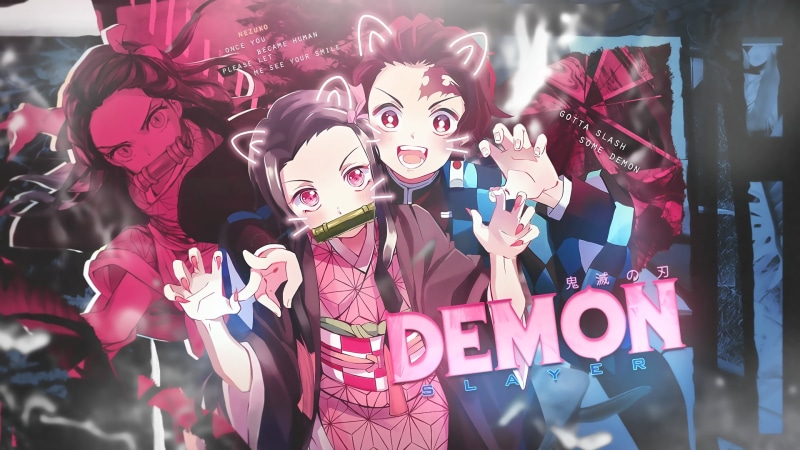 Nezuko Kamado, Tanjirou Kamado, Kimetsu no Yaiba, Anime, Demon Slayer: Kimetsu no Yaiba, 1080P