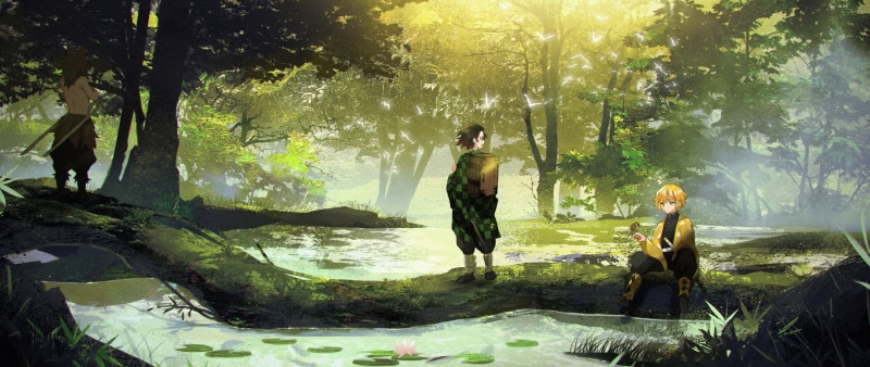 Inosuke Hashibira, Tanjirou Kamado, Demon Slayer: Kimetsu no Yaiba, Zenitsu Agatsuma, Anime, 1080P