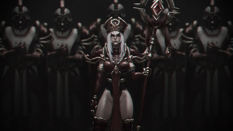 creativity, female, spirituality, digital, artwork, statue, Warcraft, Blizzard Entertainment, the past, white, haired, craft, belief, tight clothing, character