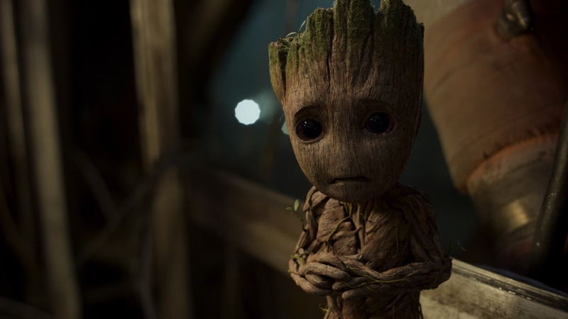 Marvel Cinematic Universe, architecture, day, movies, decoration, sculpture, statue, Groot, indoors, Marvel Comics, Guardians of the Galaxy Vol. 2, old-fashioned
