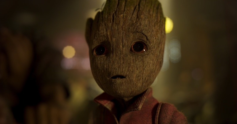 1080P, celebration, Groot, Guardians of the Galaxy Vol. 2, focus on foreground, day, headshot, human body part, tree, creativity, looking at camera, portrait