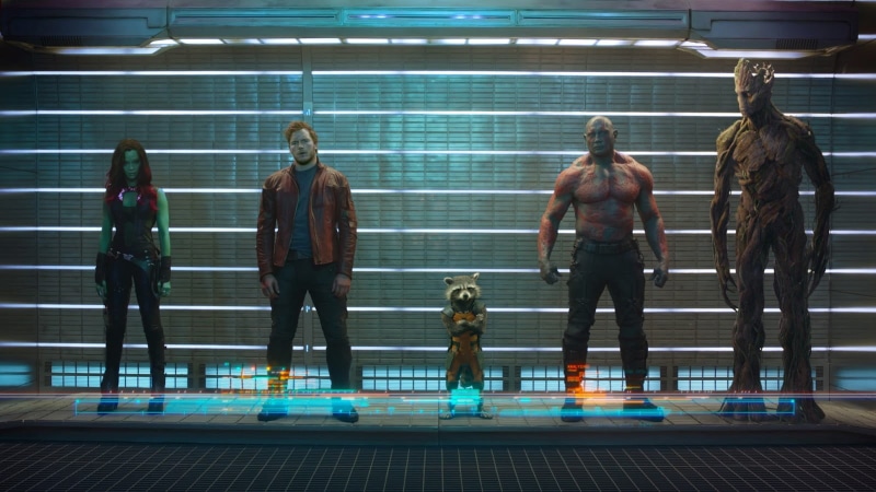 women, movies, architecture, Marvel Cinematic Universe, mcu, Groot, Marvel Comics, motion, real people, group of people, 720P, standing, swimming pool