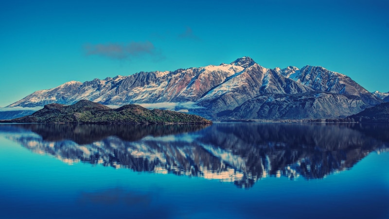 non-urban scene, tranquil Scene, tourism, 1080P, sky, europe, panoramic, calm waters, turquoise colored, snowcapped mountain, environment, scenics, forest