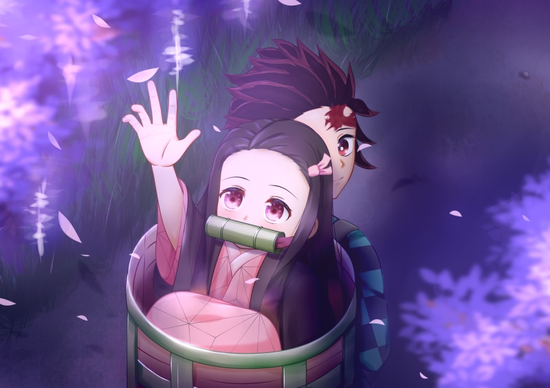 Nezuko Kamado, 2K, Tanjirou Kamado, Demon Slayer: Kimetsu no Yaiba, Anime