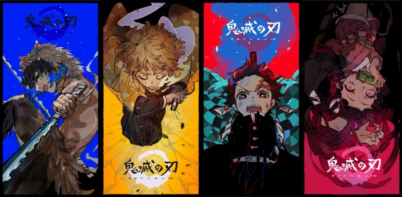 1080P, Tanjirou Kamado, Anime, Inosuke Hashibira, Demon Slayer: Kimetsu no Yaiba, Zenitsu Agatsuma, Nezuko Kamado