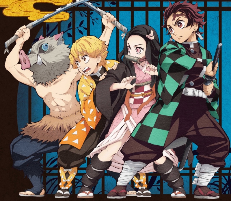 1080P, Zenitsu Agatsuma, Demon Slayer: Kimetsu no Yaiba, Inosuke Hashibira, Nezuko Kamado, Anime, Tanjirou Kamado