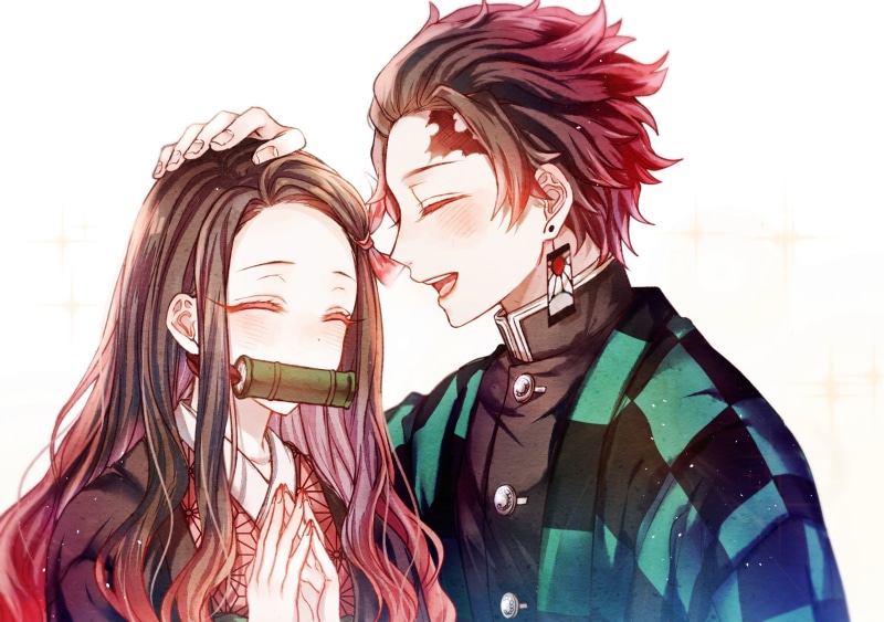 Anime, Demon Slayer: Kimetsu no Yaiba, 1080P, Tanjirou Kamado, Nezuko Kamado