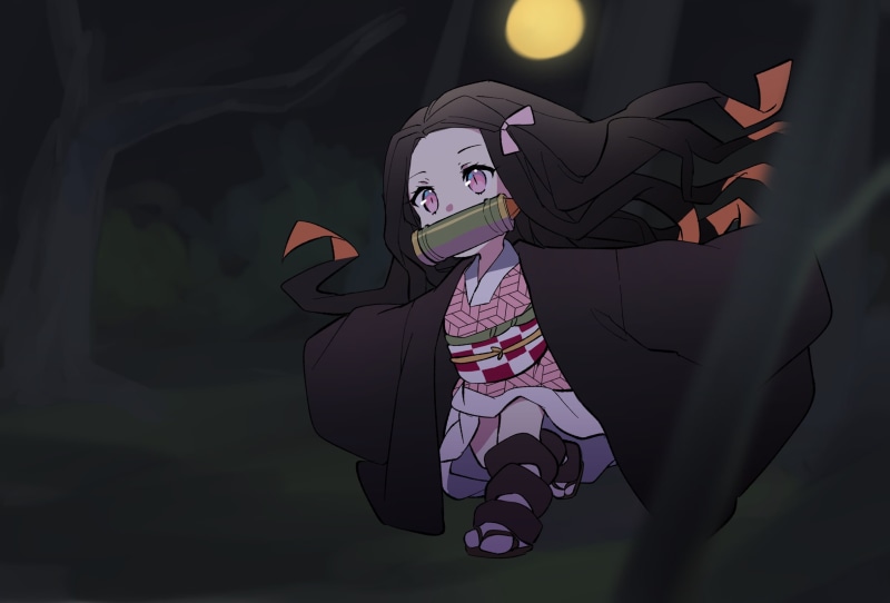 Demon Slayer: Kimetsu no Yaiba, Nezuko Kamado, 1080P, Anime