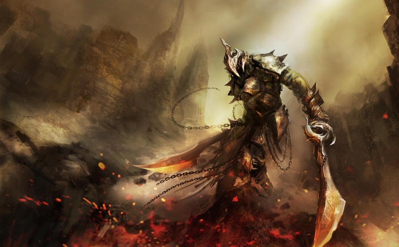 mystery, old, spooky, land, backgrounds, smoke - physical structure, demon, animal wildlife, metal, group of animals, leaf, warrior, nature