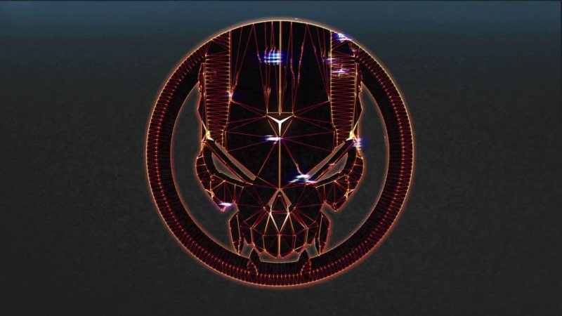 sci, dark, skull, 1080P, game, fi, brown, videogames, hd, retribution, round, blacklight, symbol, desktop