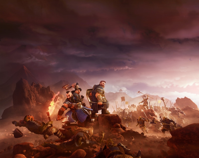 outdoors, adult, beauty in nature, flame, orks, representation, TheDwarves, Other Games, sitting, videogame, fire, sky, Dwarves, Tactical, togetherness