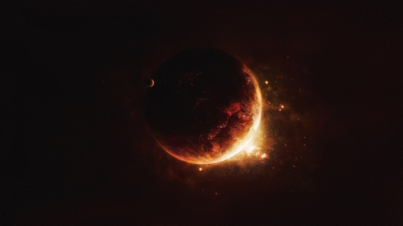 eclipse, Earth, light - natural phenomenon, space art, no people, fire, night, moon, heat - temperature, dark, burning, nature, beauty in nature