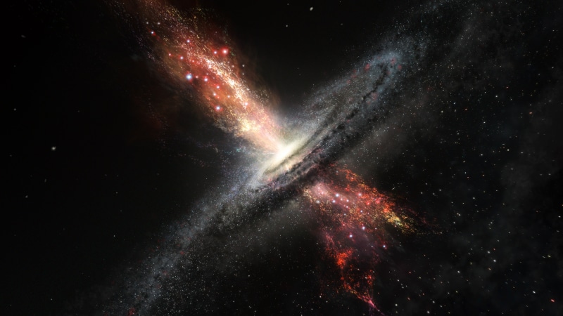 black holes, artwork, destruction, supermassive black hole, stars, space, galaxy, 5K