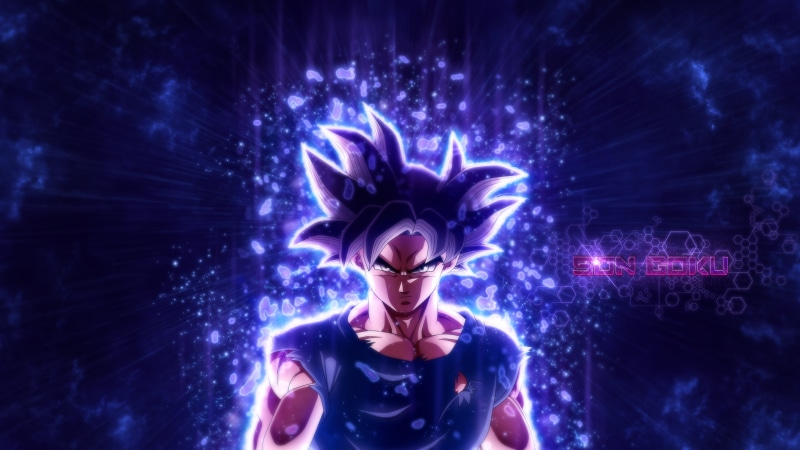  motion, waist up, human Face, creativity, event, illuminated, virtual Reality Simulator, imagination, hairstyle, young adult, goku, Dragon Ball Super