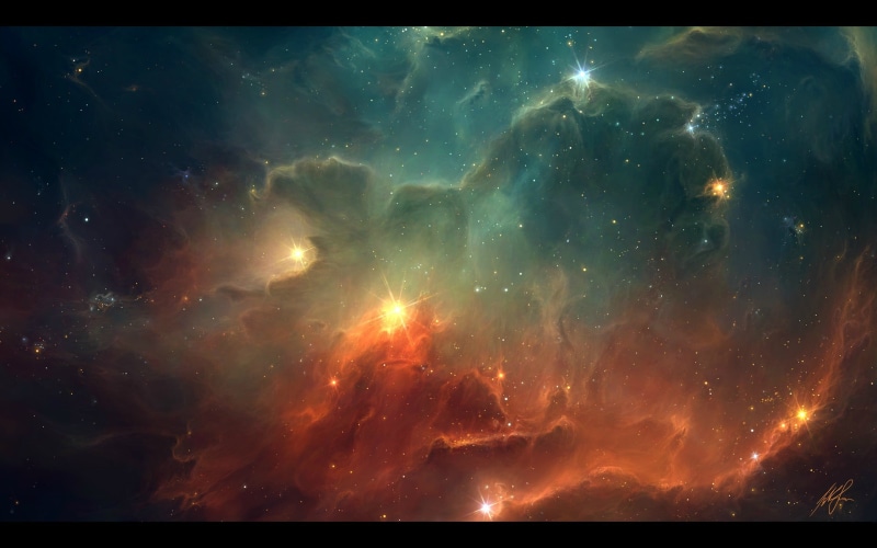 way, dramatic sky, 2K, tranquility, auto post production filter, red, horizon, TylerCreatesWorlds, transfer print, space, star - space, outdoors, stars