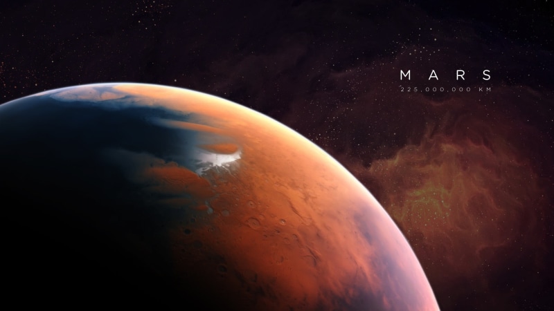 light - natural phenomenon, Mars, artwork, satellite view, multi colored, universe, astronomy, black background, night, digital, orbiting, space art, globe - man made object