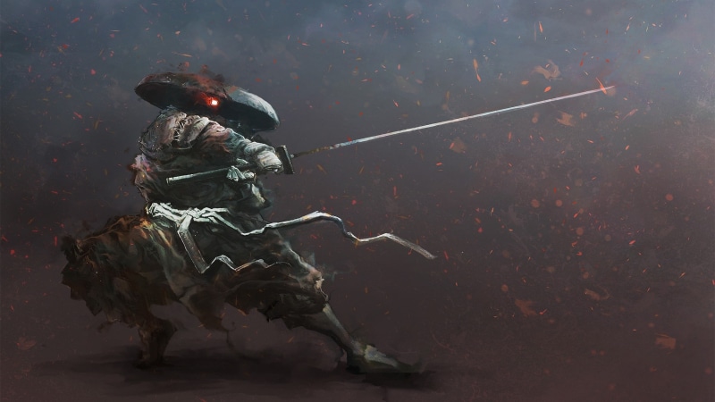 art, warrior, katana, 2K, samurai, digital art, digital