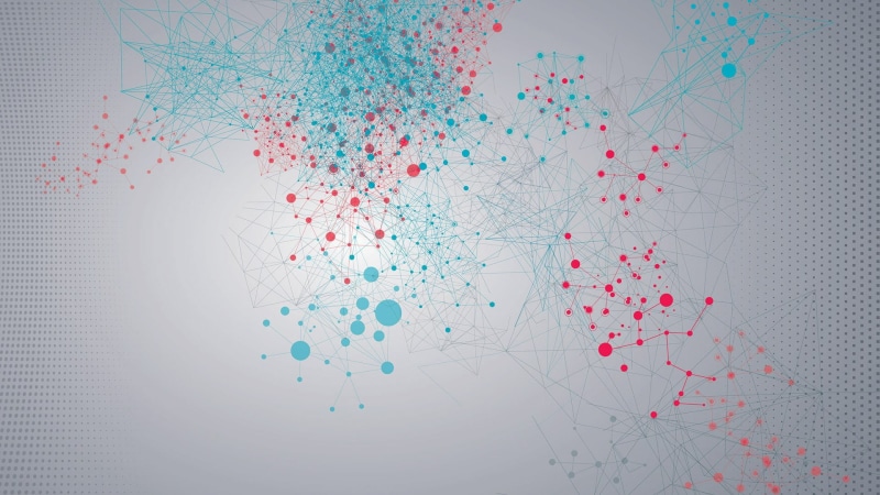 multi colored, science, global communications, 2D, no people, blue, CGI, indoors, 1080P, geometric shape, copy space, data, dots, geometry, lines, red