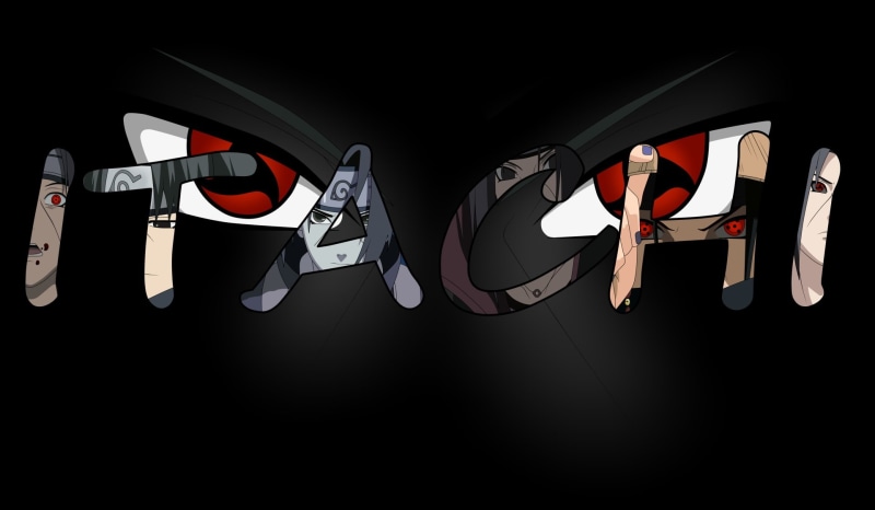 Naruto, 1080P, Itachi Uchiha, vector, itachi, art, Sasuke Uchiha, Sharingan (Naruto), Anime, uchiha