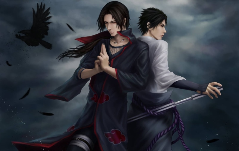 sasuke, young women, lifestyles, Uchiha Itachi, three quarter length, adult, naruto, real people, itachi, Uchiha Sasuke, females, hairstyle, fashion, Naruto Shippuuden