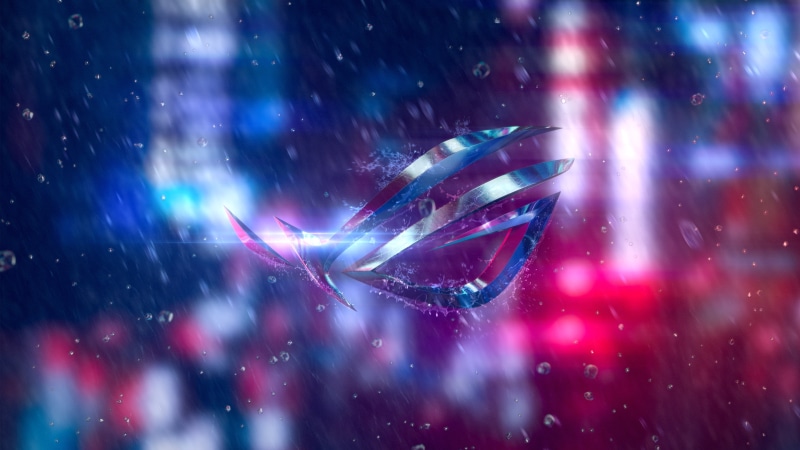 Asus ROG, Logo, 4K, Water Drop, Technology, Asus