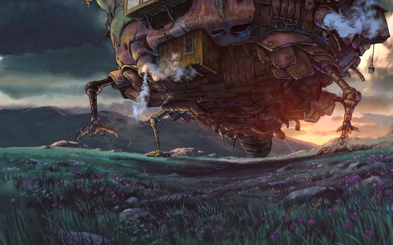 Howls Moving Castle, 720P, anime, Studio Ghibli