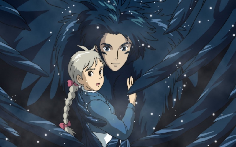 vertebrate, bird, fantasy, outdoors, celebration, howls moving castle howl studio ghibli hayao miyazaki anime movies, human representation, sky, animal wildlife