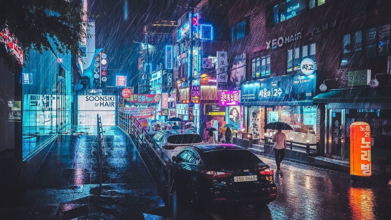 people, city lights, incidental people, lighting equipment, transportation, black, traffic, built Structure, city, modern, architecture, reflection, abstract