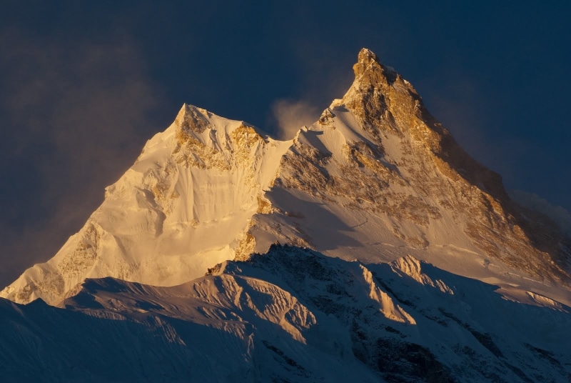 sky, environment, mountain peak, cold temperature, photo, Nepal, idyllic, beauty in nature, rock, mountain, tranquil scene, nature, mountains, 720P, Himalayas
