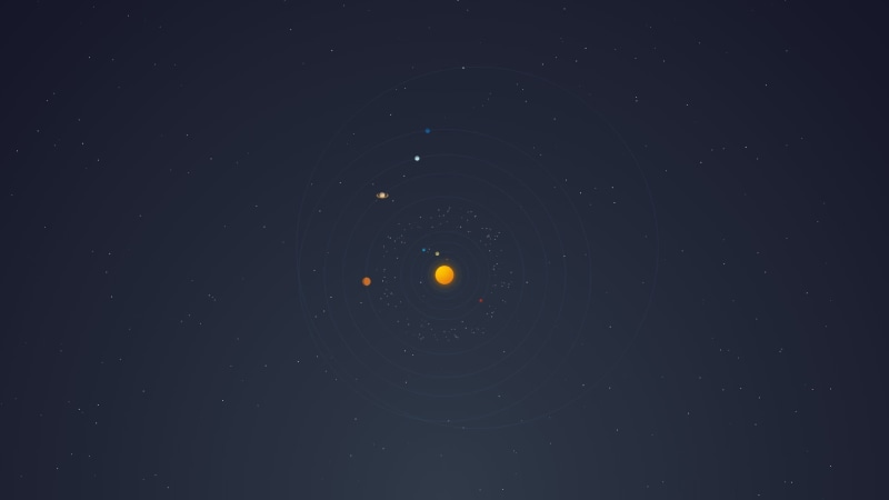 tranquility, close-up, astronomy, space, no people, black background, 1080P, scenics - nature, Solar System, beauty in nature, night, system, tranquil scene