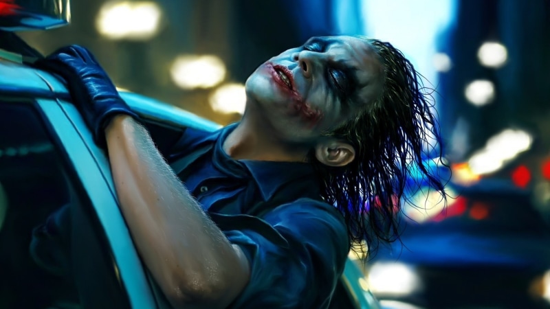 Batman, movies, casual clothing, young adult, screengrab, waist up, young women, emotion, focus on foreground, lifestyles, headshot, eyes closed, portrait