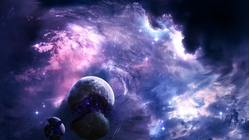 no people, water, 1080P, star - space, night, adventure, stars, cloud - sky, disintegration, beauty in nature, fantasy art, outdoors, space art, universe