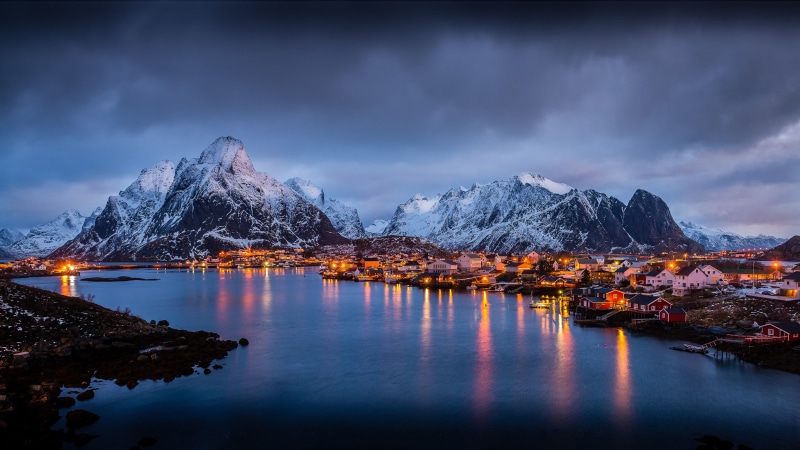 morning, winter, islands, hd, norway, mobile, 4K, light, europe, pc, tablet, magic, landscape, desktop, lofoten