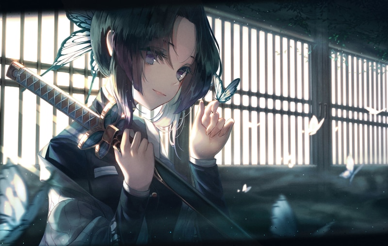 1080P, Demon Slayer: Kimetsu no Yaiba, Shinobu Kochou, Anime
