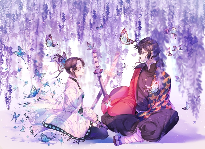 Demon Slayer: Kimetsu no Yaiba, Giyuu Tomioka, Anime, Shinobu Kochou, 2K