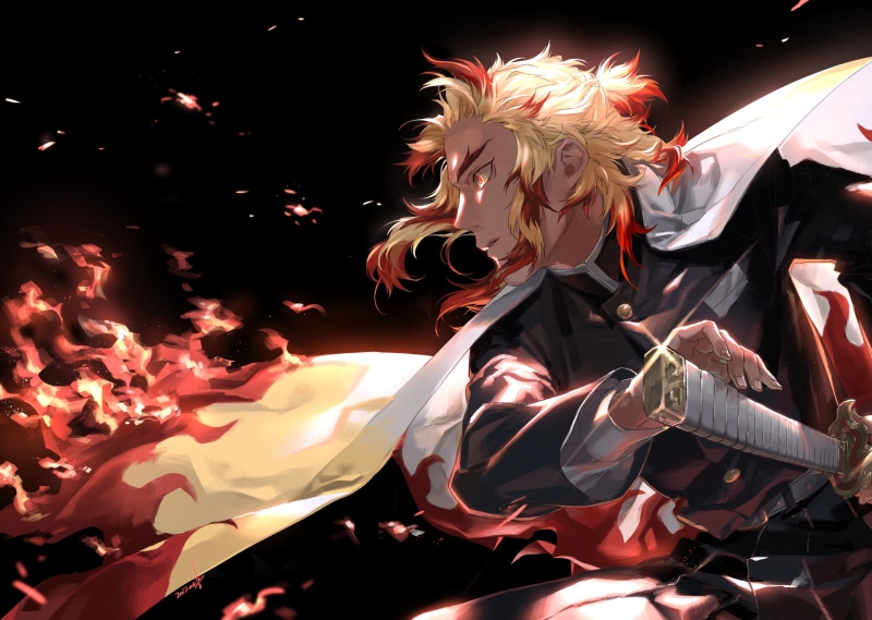 Kyojuro Rengoku, Demon Slayer: Kimetsu no Yaiba, 2K, Anime