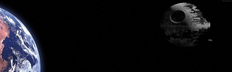 close-up, star, Star Wars, architecture, multiple display, earth, outdoors, dual monitors, space, death, history, Death Star, the past, planet earth