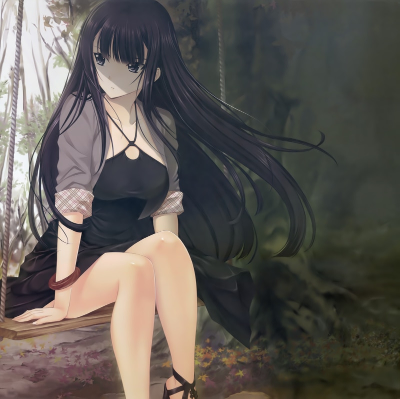 black, young women, female, black eyes, hair, black hair, hairstyle, nature, lifestyles, 5K, land, women, real people, anime, beauty, anime girls, clothing