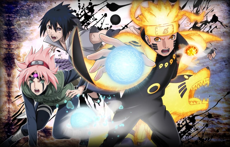Naruto, Sasuke Uchiha, Naruto Uzumaki, 2K, Rasengan (Naruto), Sakura Haruno