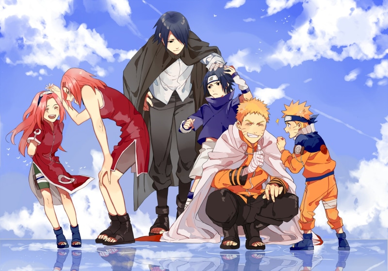 teenager, sky, leisure activity, day, togetherness, real people, standing, men, warm clothing, sport, outdoors, males, Anime, people, women, cloud - sky