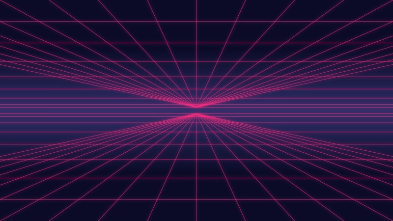Retrowave, 1080P, minimalism, digital art, neon, artwork
