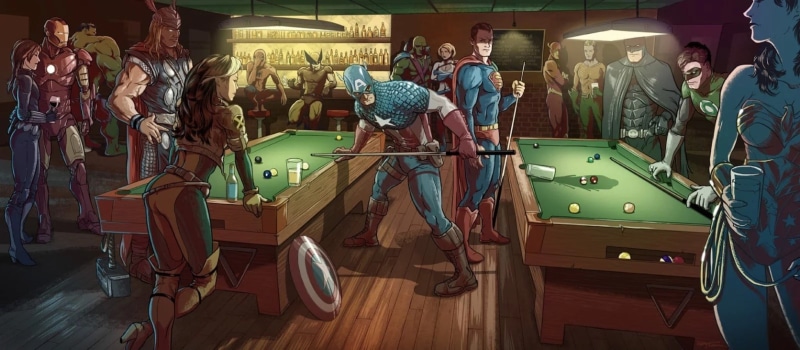 leisure Games, people, Rogue (X-men), Wonder Woman, 1080P, comics, Superman, crowd, Power Girl, captain, Hulk, playing, representation, sport, fun, Captain America: The Winter Soldier