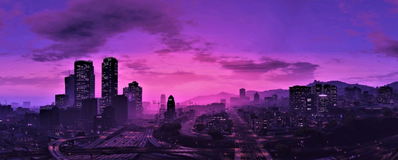 5K, city, Grand Theft Auto V, GTA 5, game, GTA V, sky