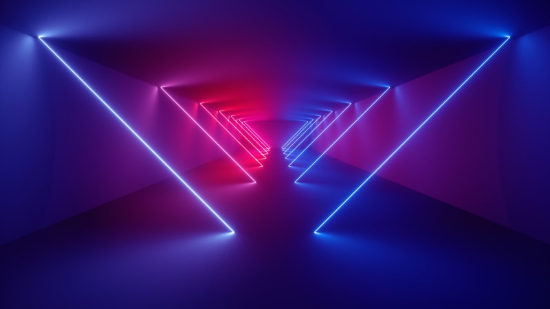 neon, abstract, 2K, lights, huawei