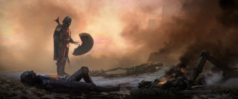 concept art, tv series, The Mandalorian, 1080P