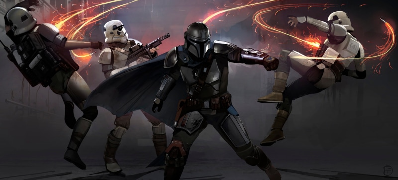 The Mandalorian, concept art, 4K, tv series