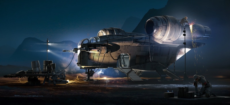 concept art, 1080P, tv series, The Mandalorian