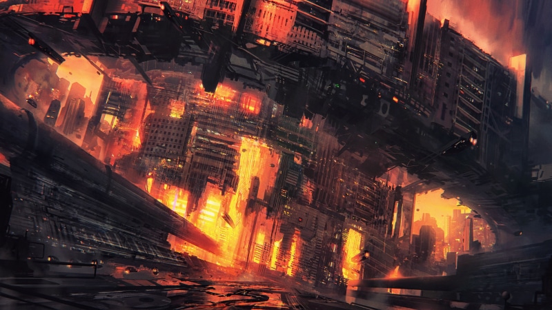 CGI, science fiction, fan art, 4K, artwork, cyberpunk, digital art, fantasy art, cyber, futuristic city, concept art