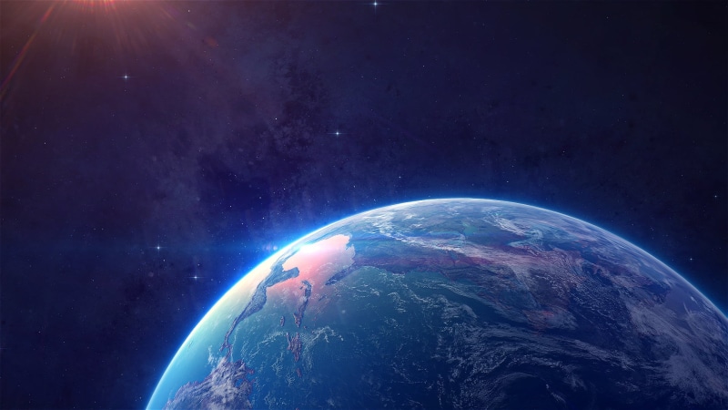 science, painting, space art, sky, three Dimensional, outdoors, earth, nature, stars, backgrounds, satellite View, glowing, 1080P, planet, luminosity