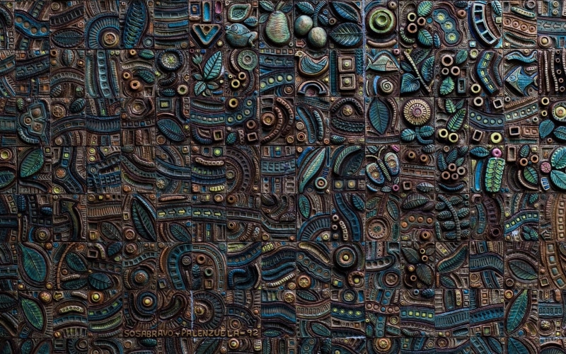 backgrounds, texture, pattern, belief, religion, abstract, architecture, artwork, day, no people, ancient, history, blue, the past, art and craft
